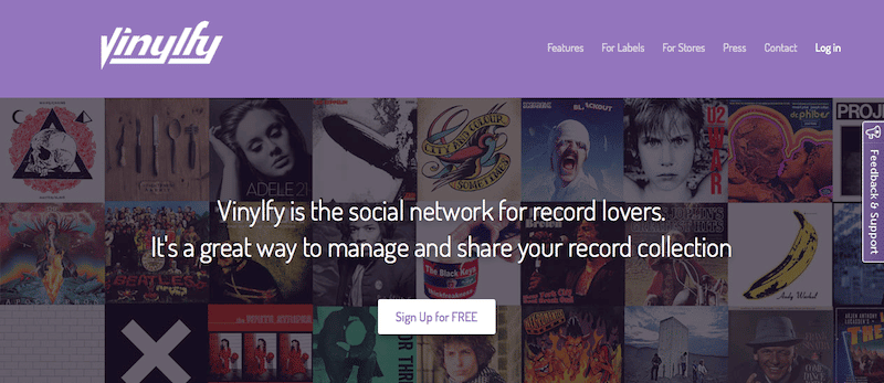 Vinylfy - ein soziales Netzwerk für Plattensammler