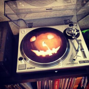 Halloween on Vinyl Slipmat Pumpkin