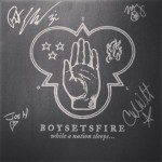 Signierte Boysetsfire Vinyl von Uncle M