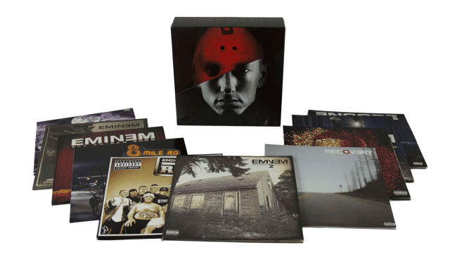 Eminem Werkschau als Vinyl Boxset