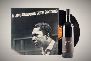 John Coltrane Vinyl plus Wein bei Hejvin Music