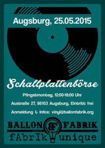 Schallplattenboerse Ballonfabrik Augsburg
