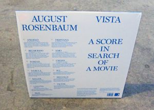 August Rosenbaum - Vista Vinyl Back Cover
