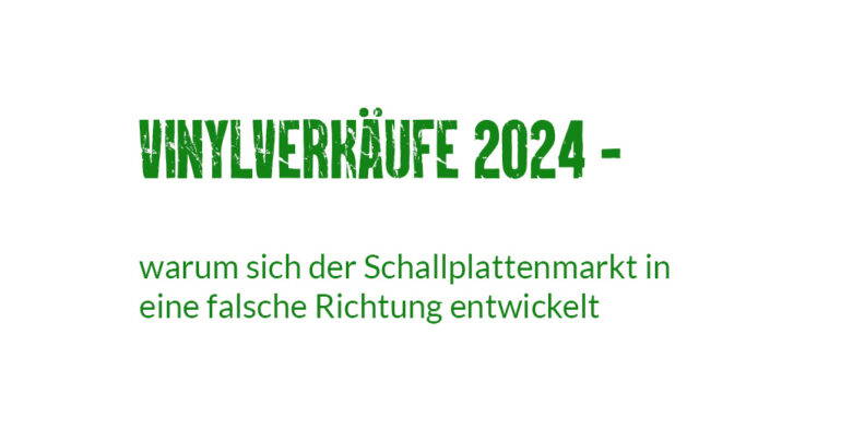 Die Vinylverkäufe sind 2024 eingebrochen – oder doch nicht?